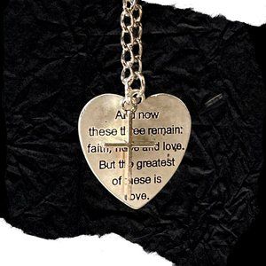 Faith Hope And Love Keychain